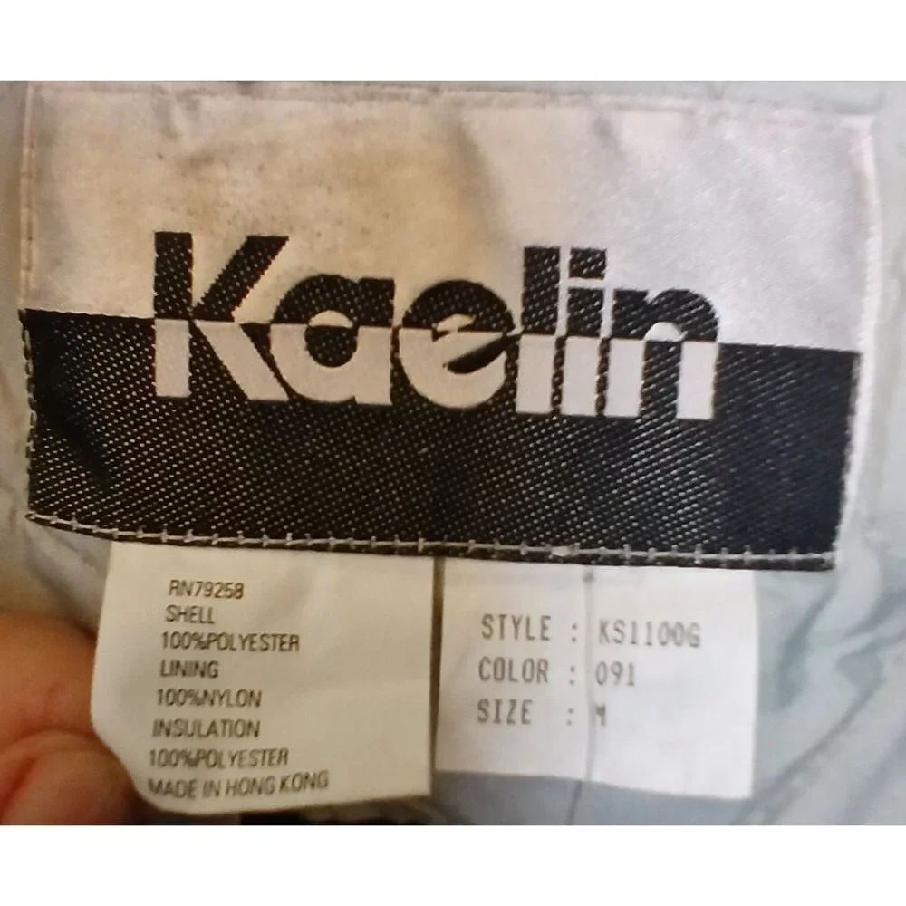 Kaelin Green Entrant GII FullBody Ski Suit Mens Medium Insulated  VTG 80s NOS